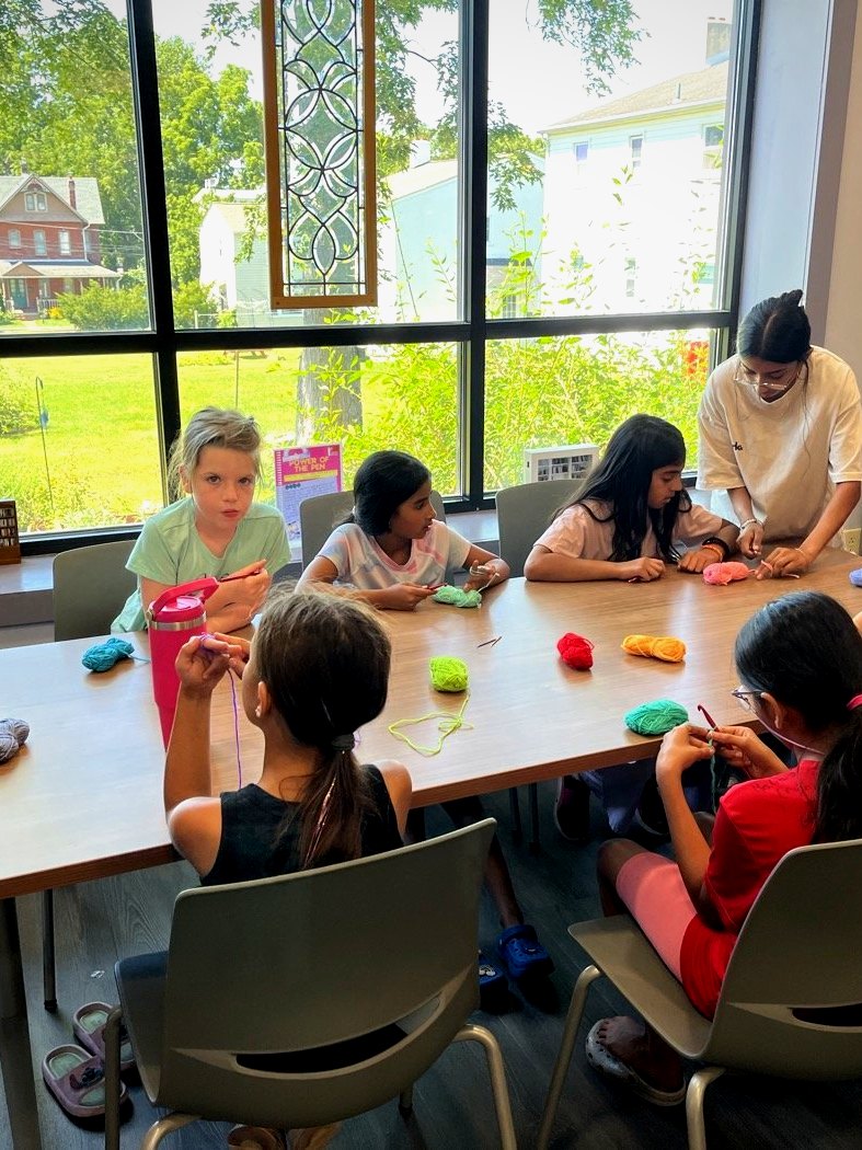 A free crochet class at North Wales Area Library